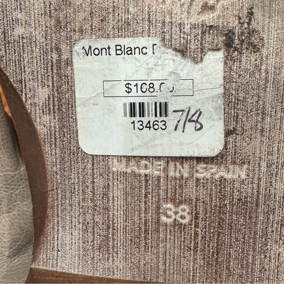 Free People Mont Blanc Sandals in cream size 8 EU 38 - Picture 4 of 10